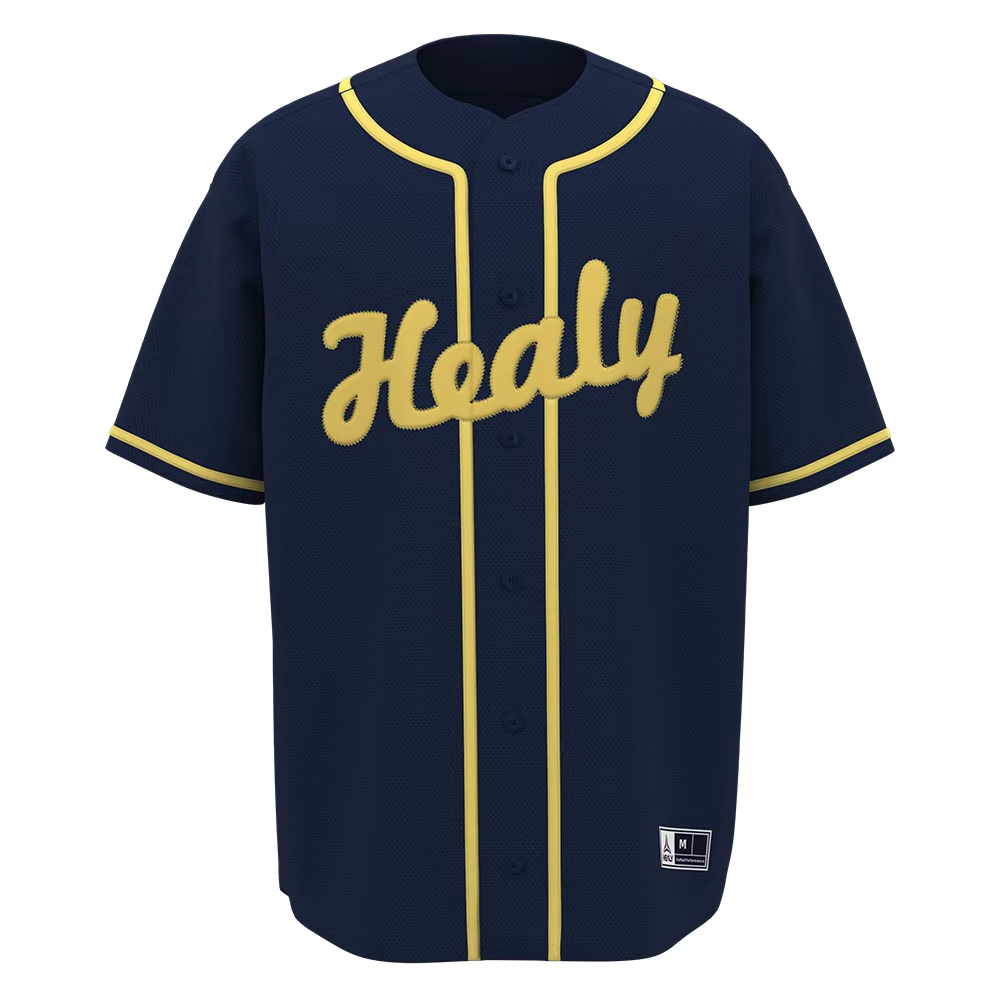 Americký džerzí vysoké kvality ve stylu retro basebalového dresu, sportovní košile s knoflíky ve streetwearovém stylu, unisex krátká lehká venkovní tričko