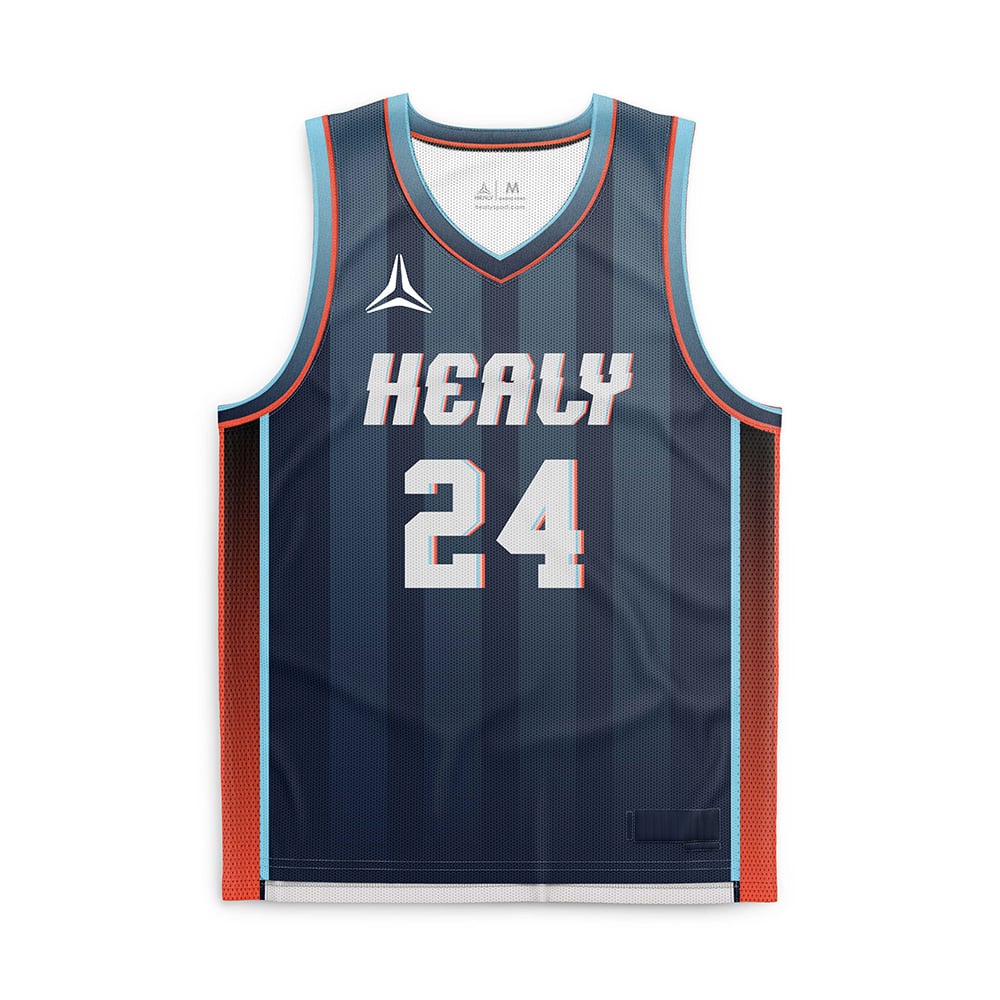 Personalizovaný dres s potiskem loga – modrý basketbalový dres pro muže, lehký, dýchavý, módní basketbalový dres – košile