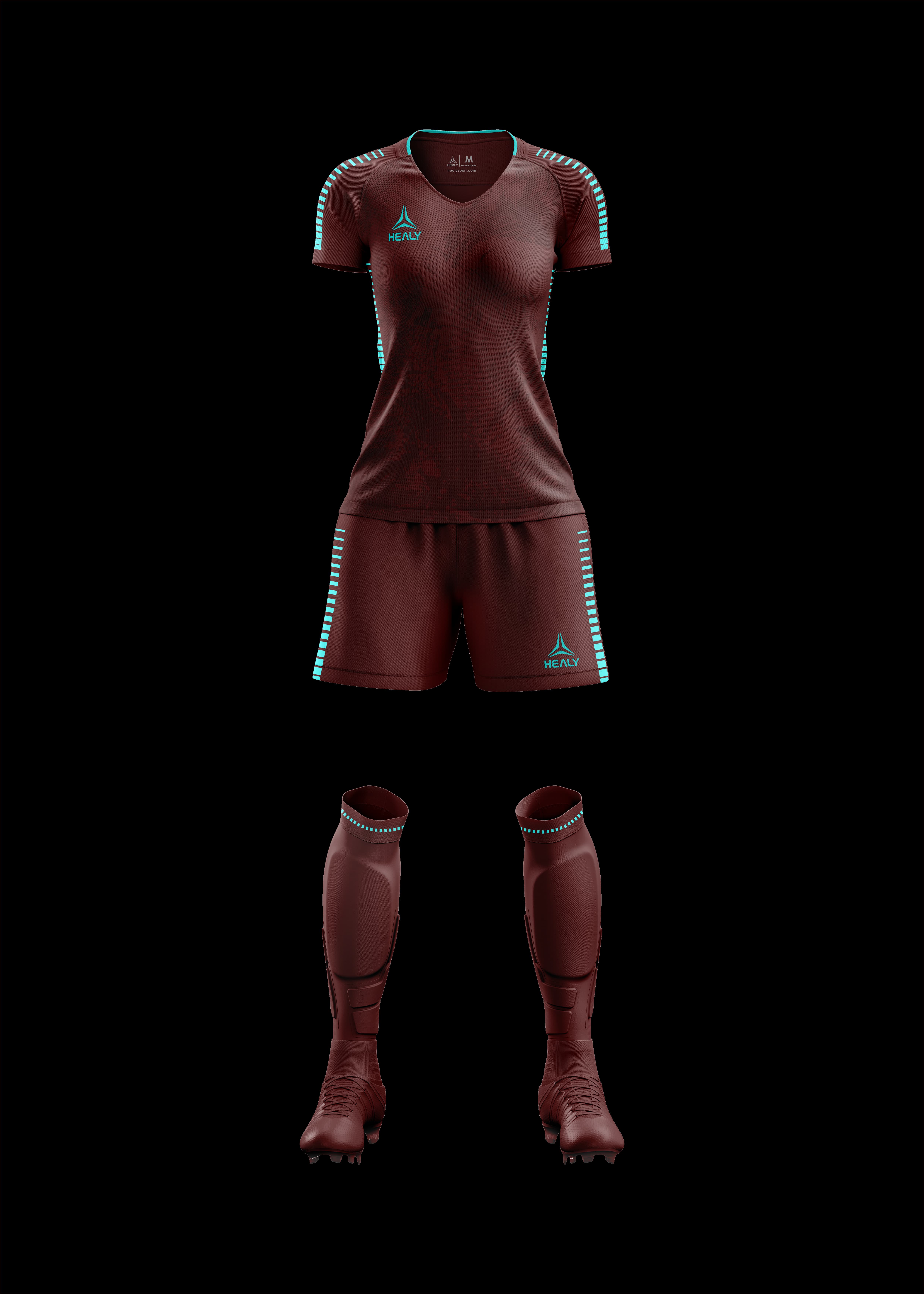 Healy retro stylový tenký dres pro ženy na fotbal