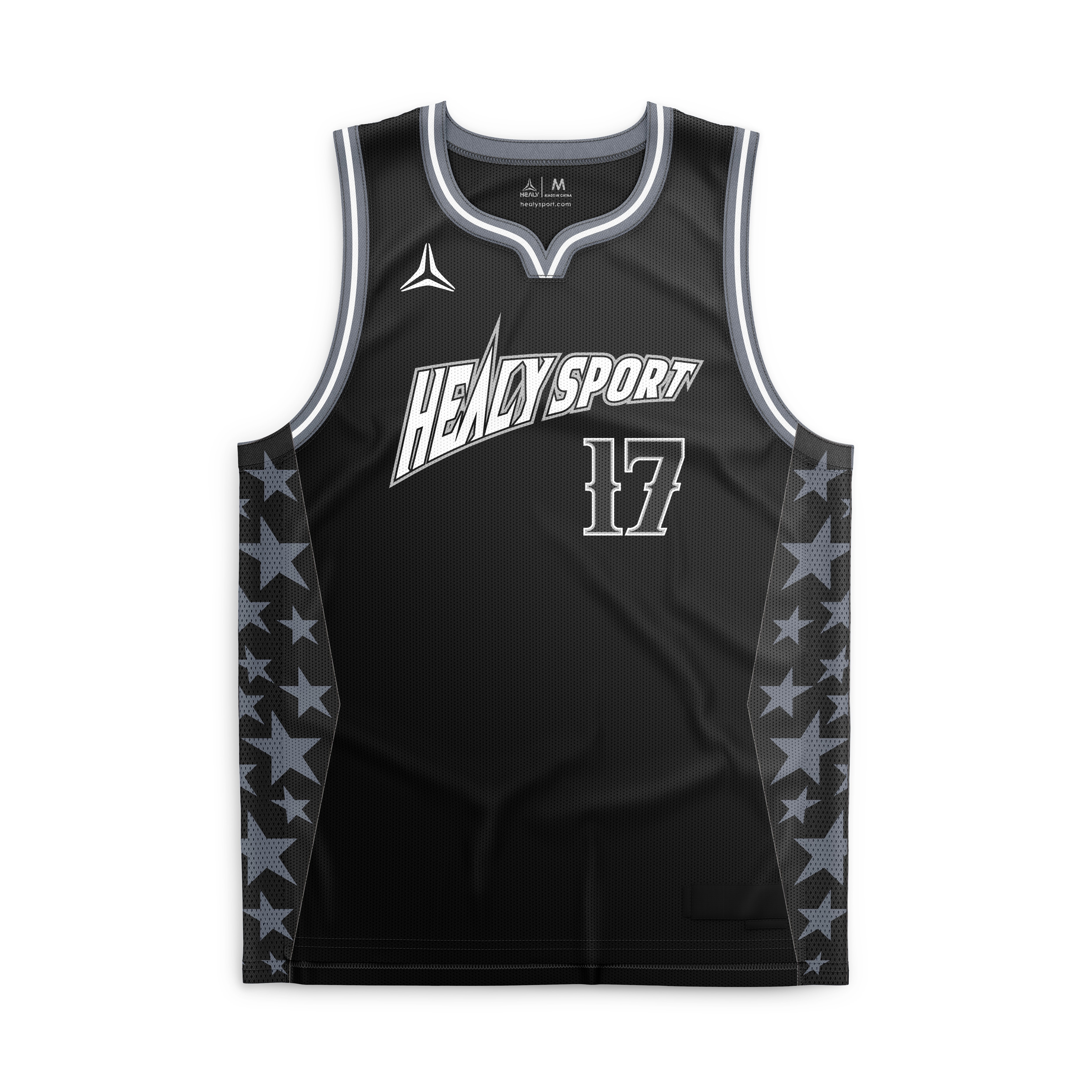 Healy – dospělé basketbalové unifomní sady, digitální potisk, dýchací síťová basketbalová mikina, 100% polyester, elegantní a rychleschnoucí