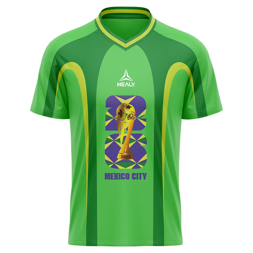 Shirt Breathable Loose Slim Sublimation V-Neck 2026 Football Sports T-Shirt Men's Wear