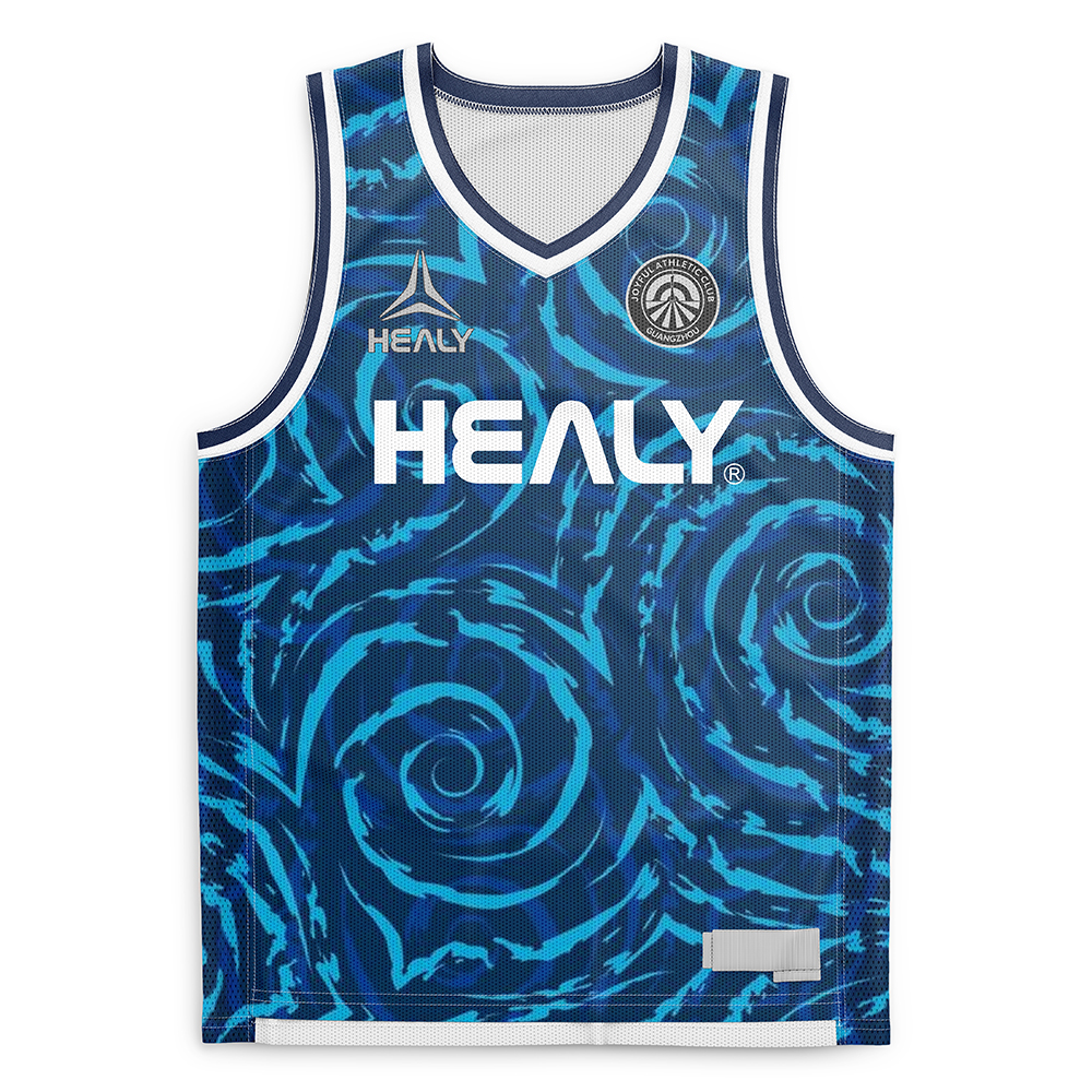 HEALY Mužská košile na basketbal s volným návrhem, lehká, bezrukávová, s V-výstřihem, z dýchavé mřížky, dry-fit, pro sportovní týmy a ligová tréninková cvičení