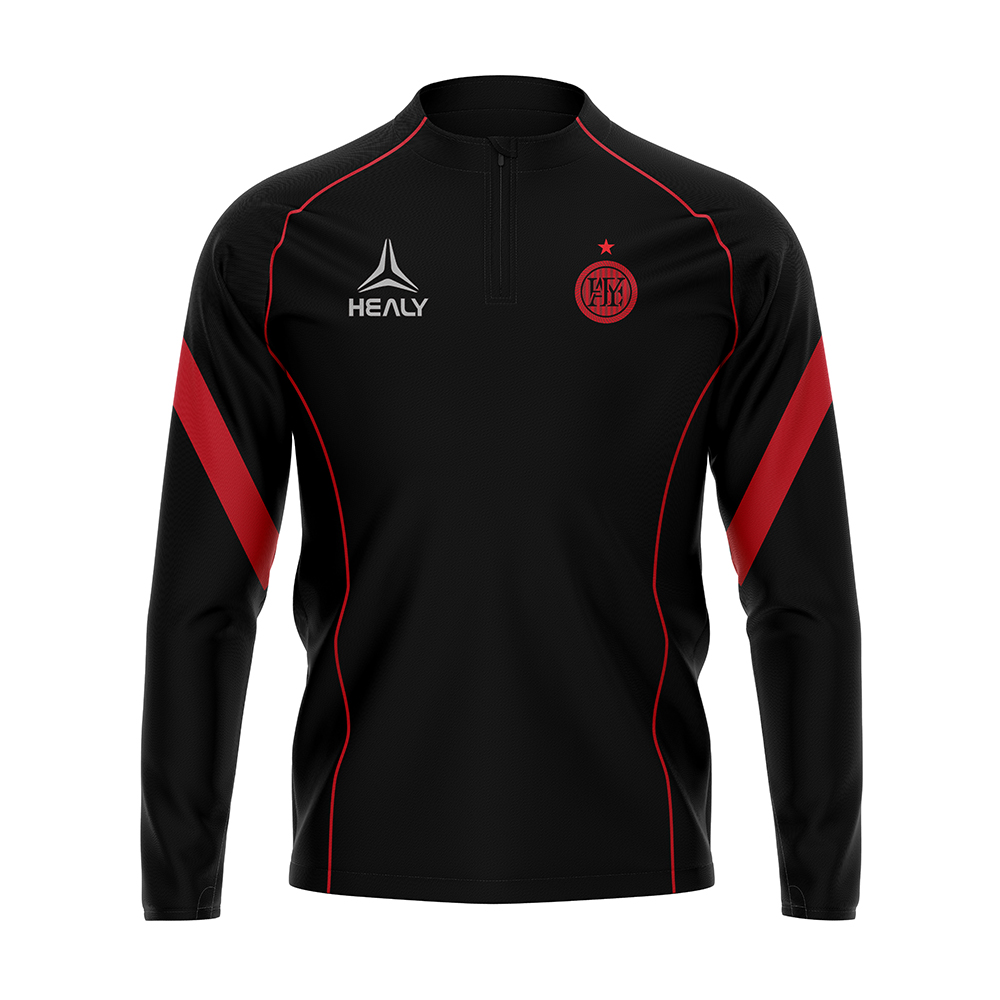 Odolná fotbalová bunda s polozatahovacím zipem od značky HEALY Design