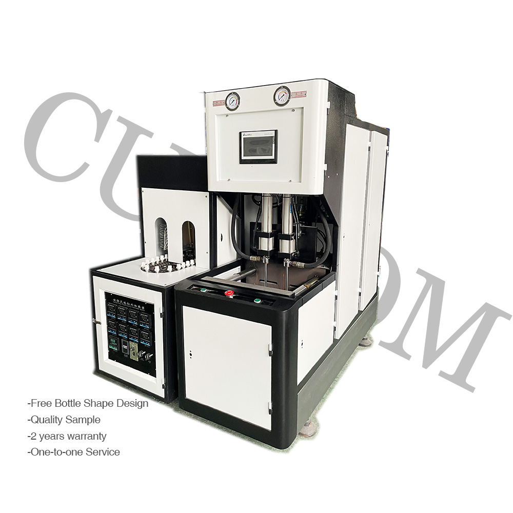 Save on production costs with the Semi Auto Bottle Blower's energy-efficient operation.