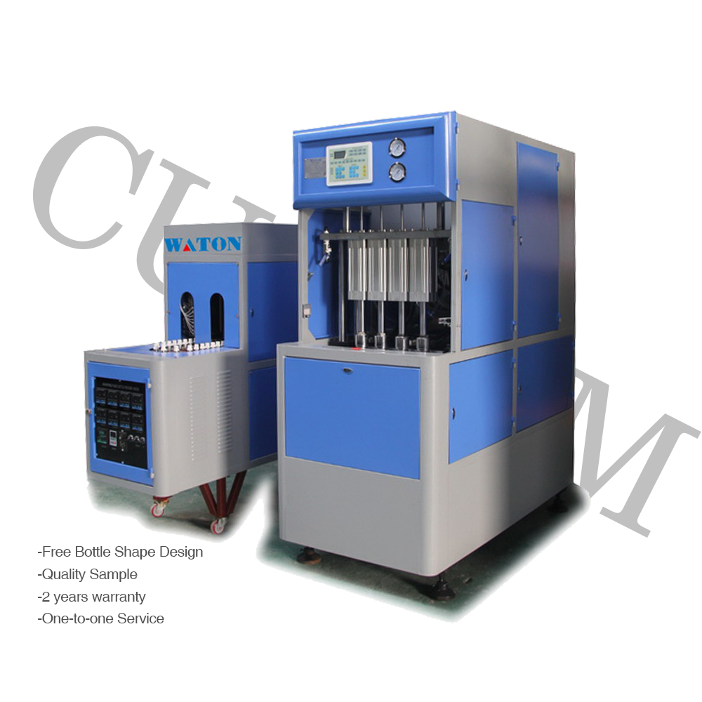 A glimpse into the production line of plastic water bottles