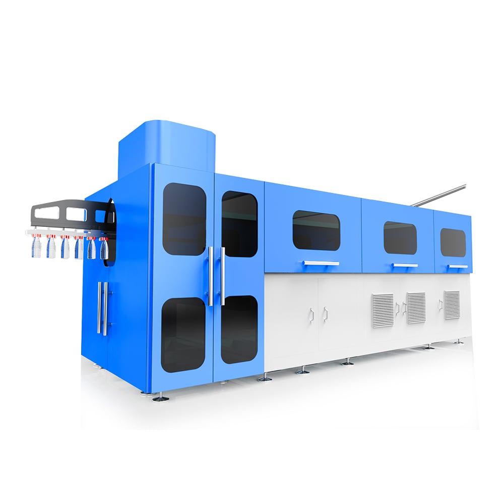 6000 BPH 5L automatic 6 cavity pet ရေပျား blowing moulding machine MAX6-5L