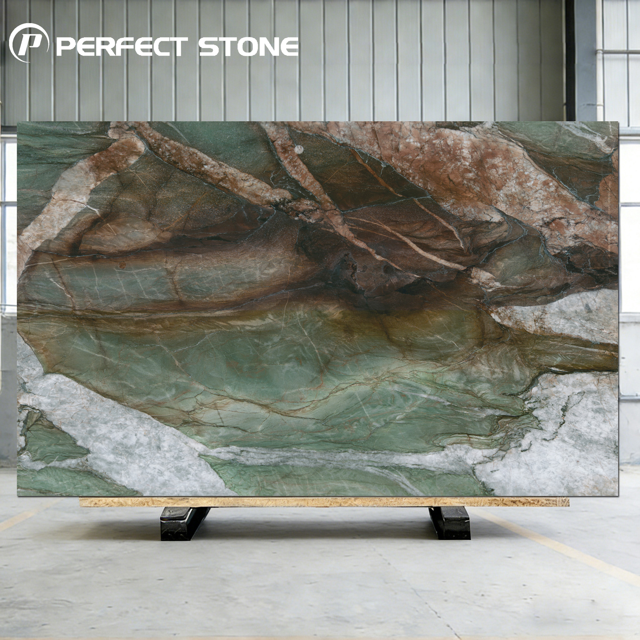PerfectStone 100 % přírodní luxusní zelený kvarticit Patek pro výstavbu vysoce kvalitních vil a hotelů
