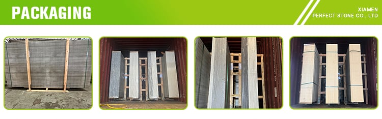 packing and delivery for Taj Mahal sintered stone slab countertop tile and stair