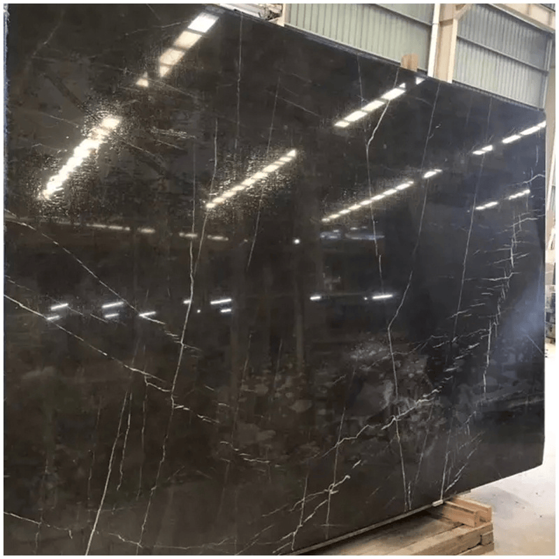 Pietra Grey Marble slab inventory warehouse image 3