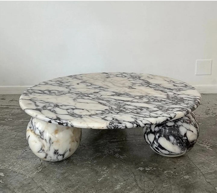 Luxury natural marble coffee table for hotel lobby and commercial interior