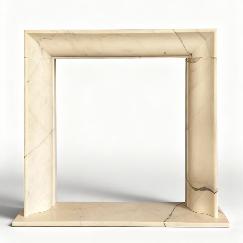 Minimalist marble fireplace designs for modern home interior