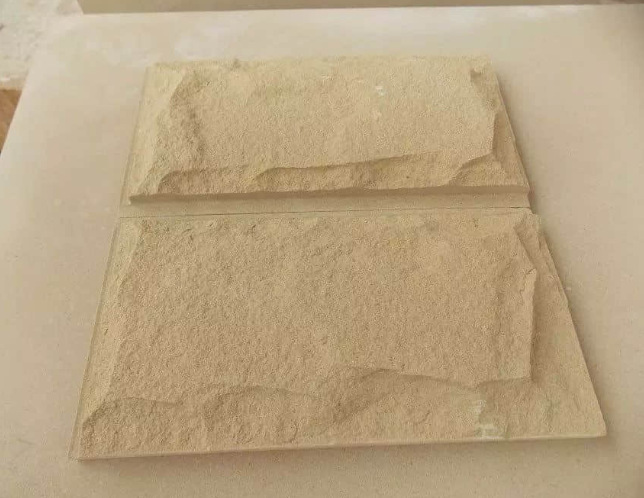 Natural Beige Sandstone stone surface for architectural projects