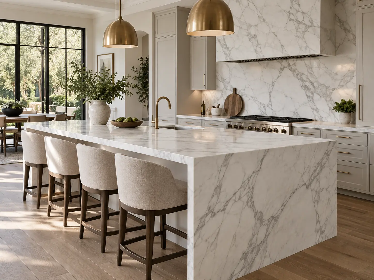 Marble Slabs for Countertops and Waterfall Kitchen Islands.webp