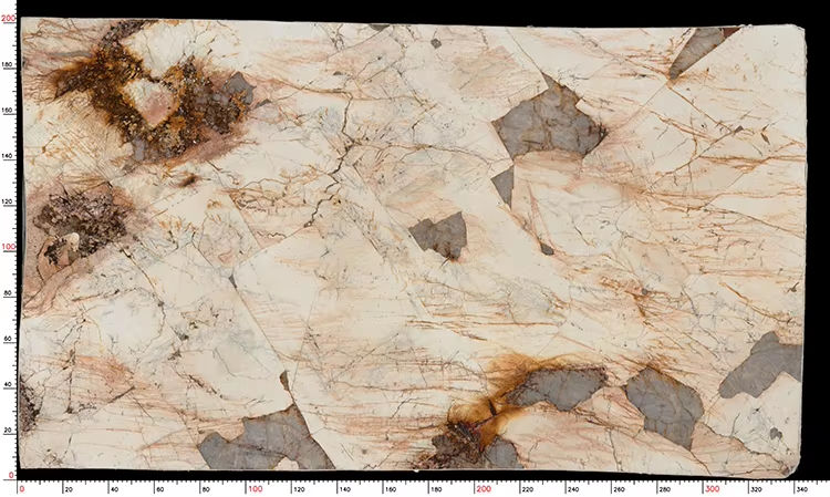 Pink Patagonia Quartzite Stone Slab with crystal veining for luxury interiors