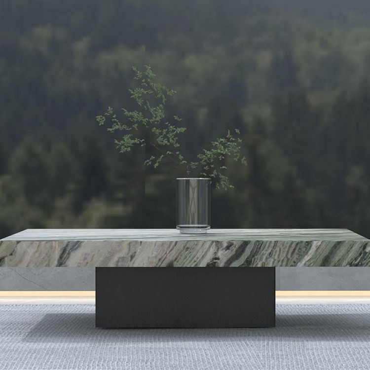 Cloudy marble coffee table for boutique hotel and villa project