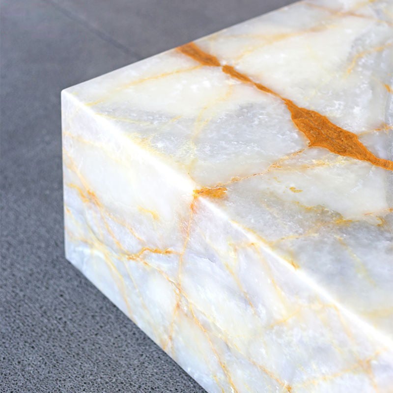 Natural stone coffee table for luxury hotel lounge and villa project
