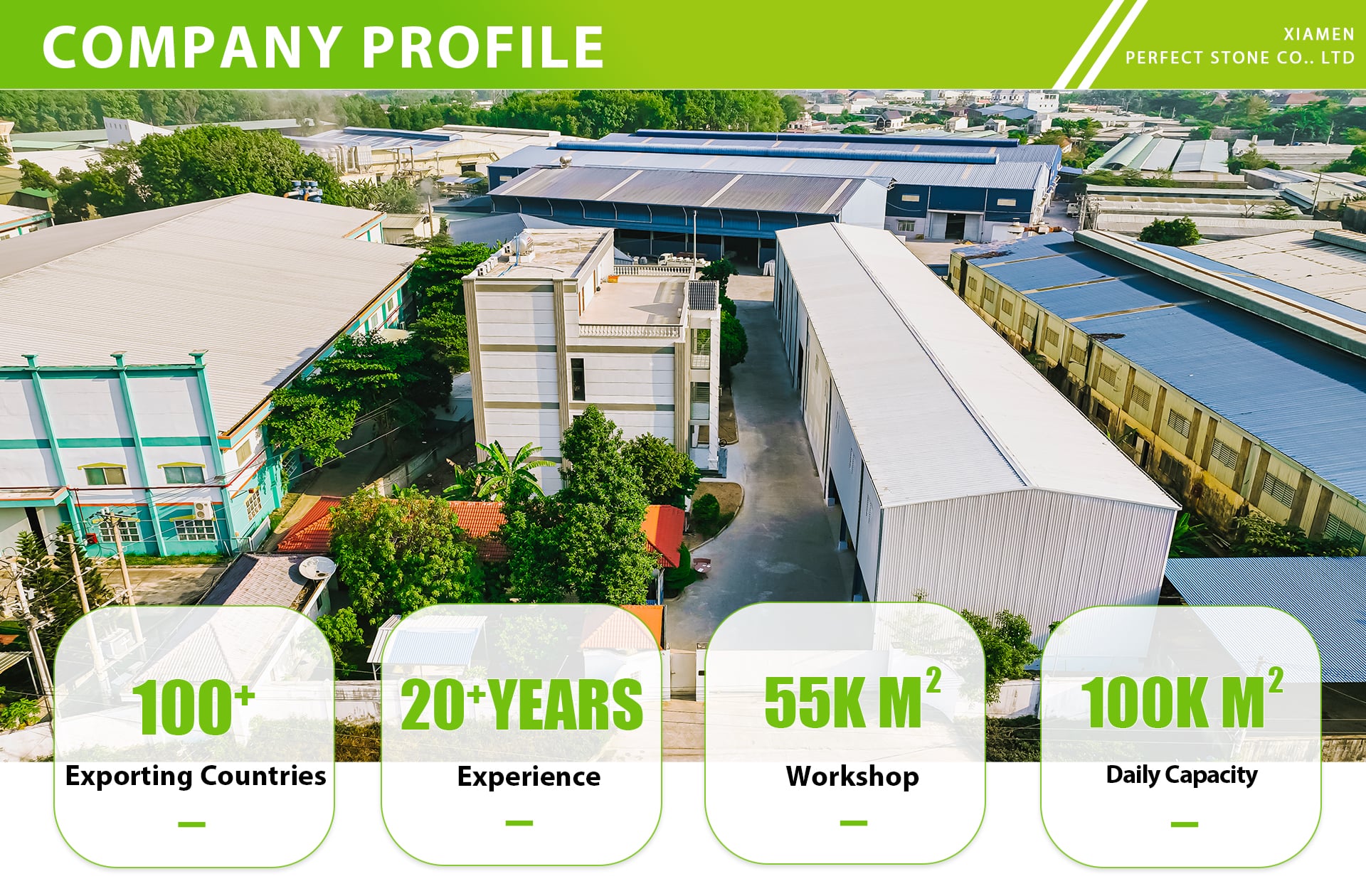 Xiamen Perfect Stone quartz stone company profile and factory introduction