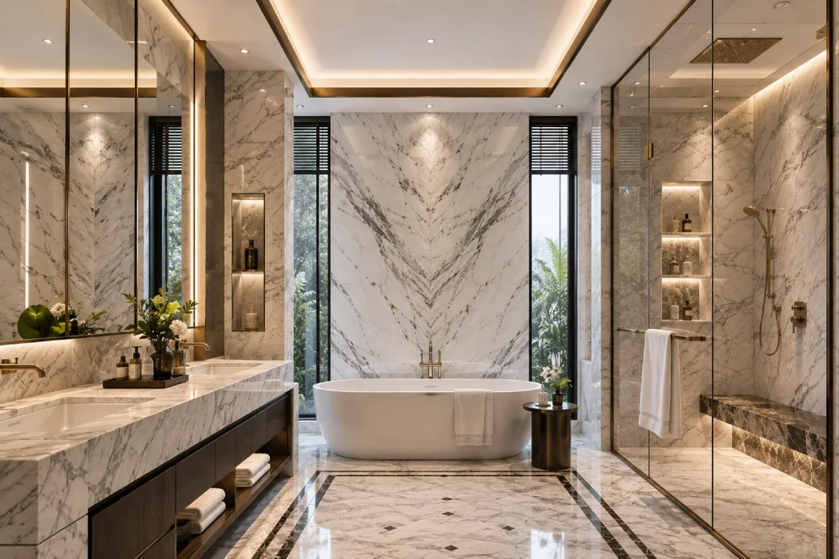Luxury Bathroom Marble Supplier Guide for Villas and Hotels