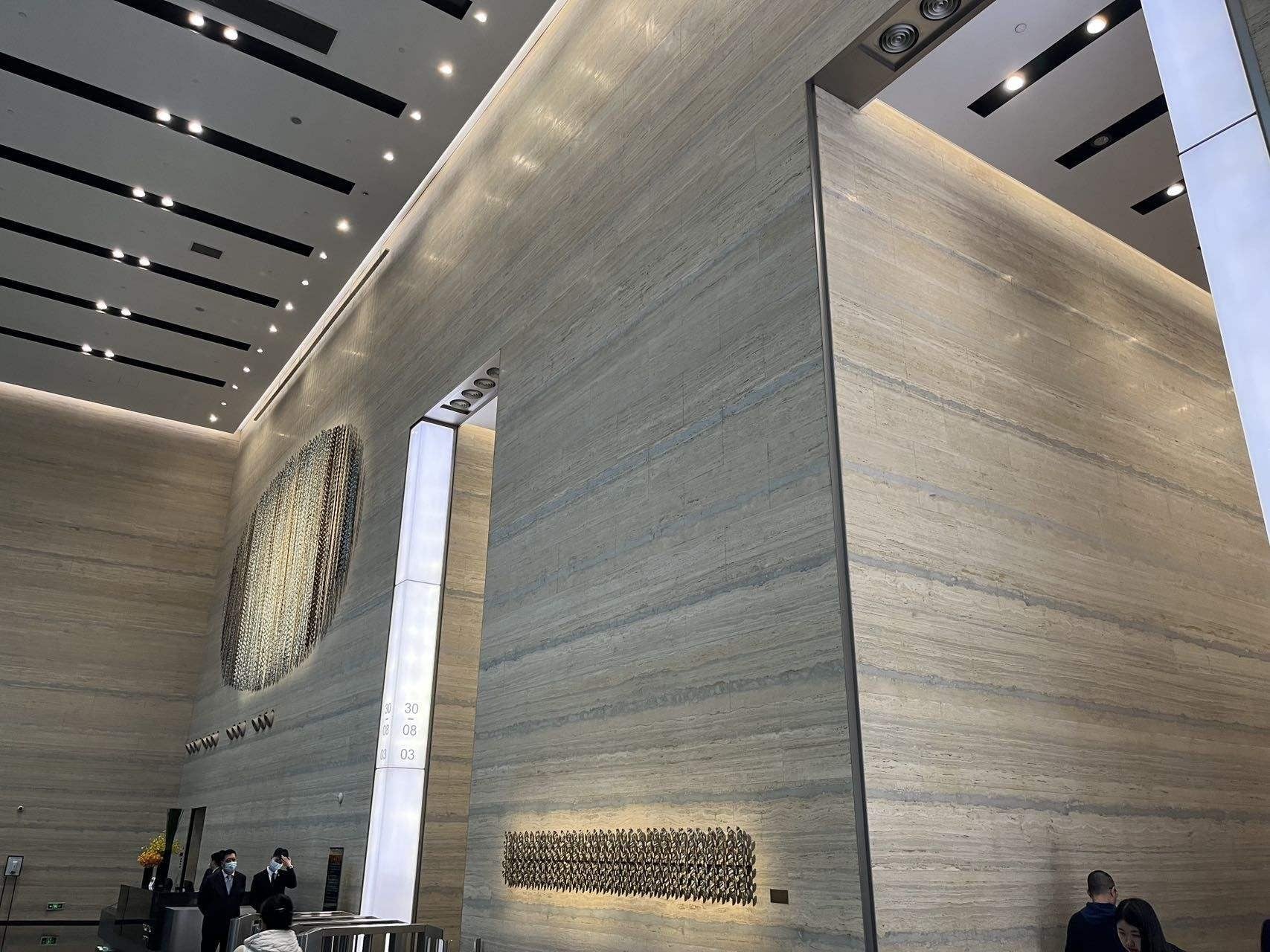 Silver Travertine bathroom and indoor surface application image 2