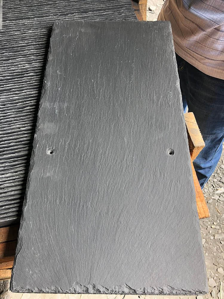 بلاط سقف من الأردواز الرمادي الفاتح 500x250x5~7mm