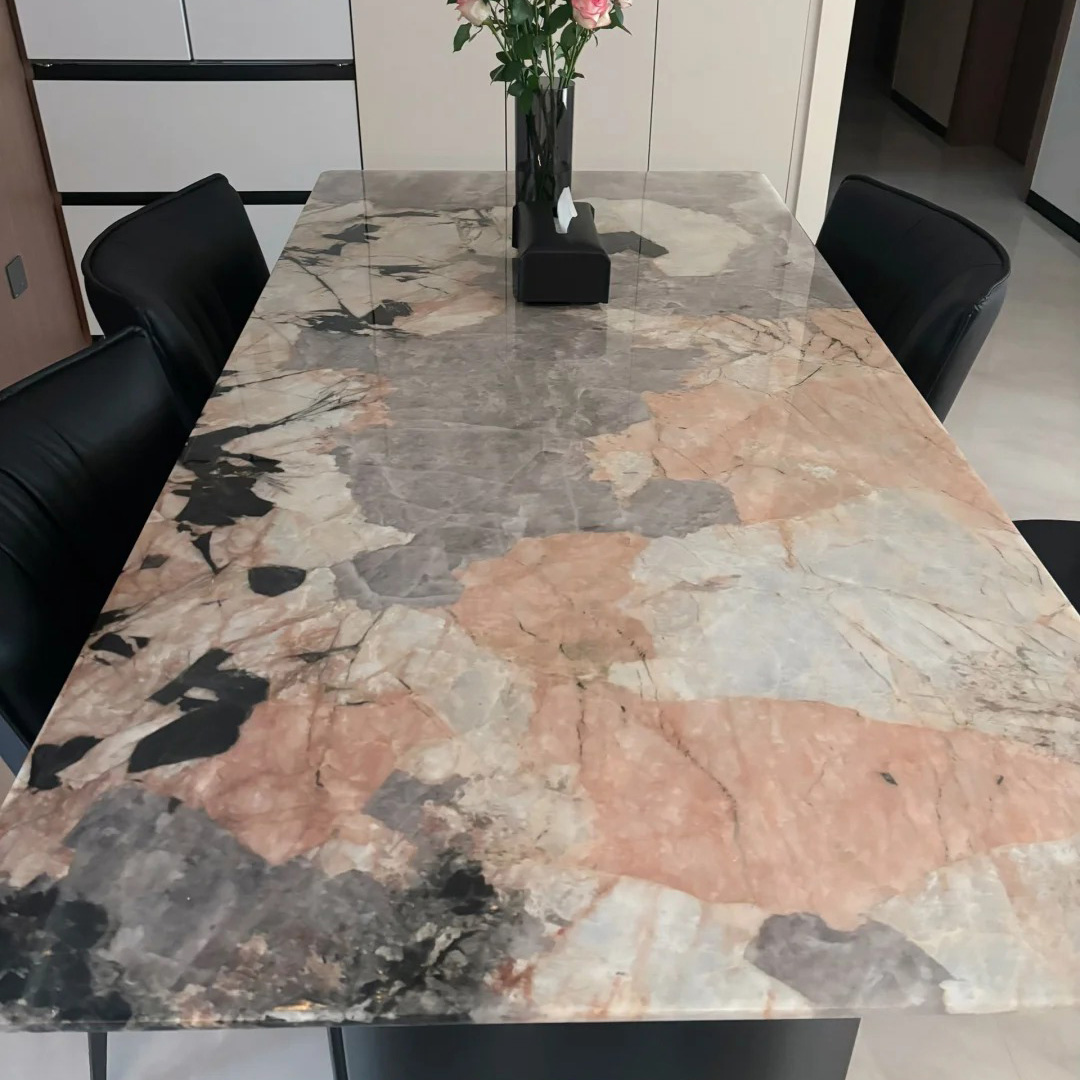 Pink Translucent Patagonia Quartzite for backlit walls and custom stone projects