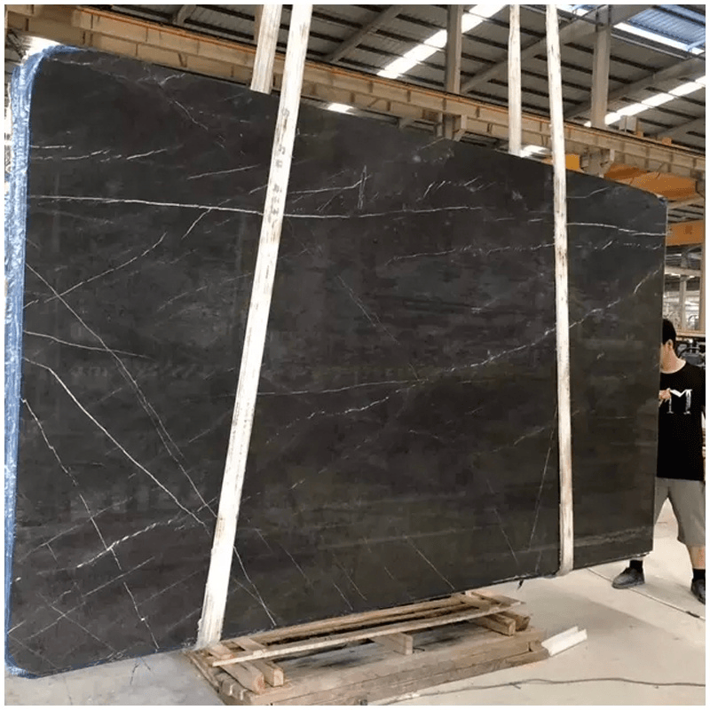 Pietra Grey Marble slab inventory warehouse image 1