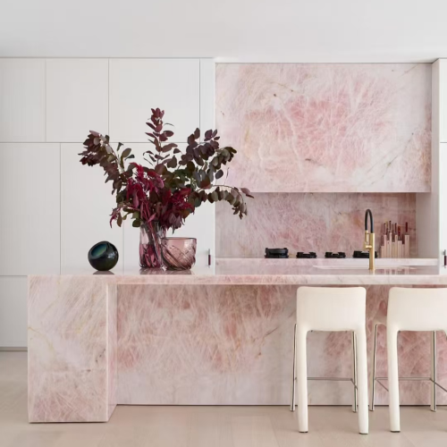 Pink onyx luxury interior application image 1