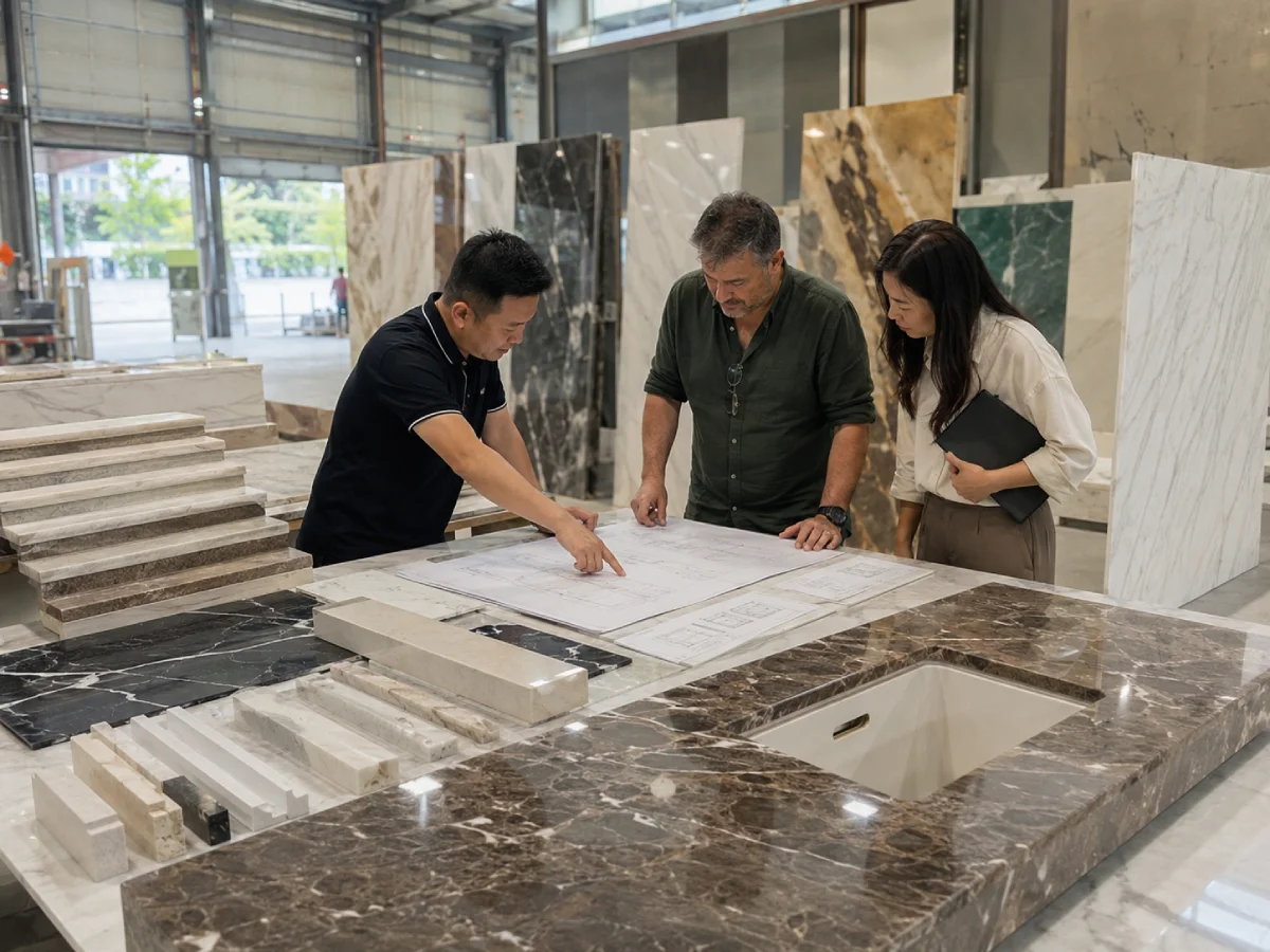 Custom Marble Fabrication for Villas, Hotels, and Commercial Interiors