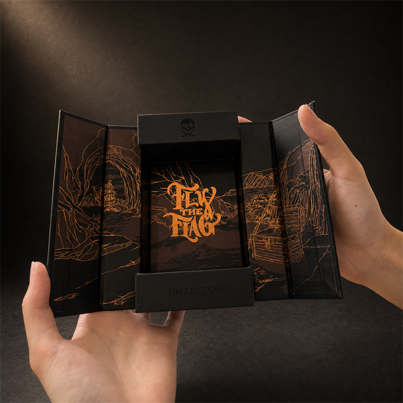 Custom Double-Door Rigid Presentation Box 