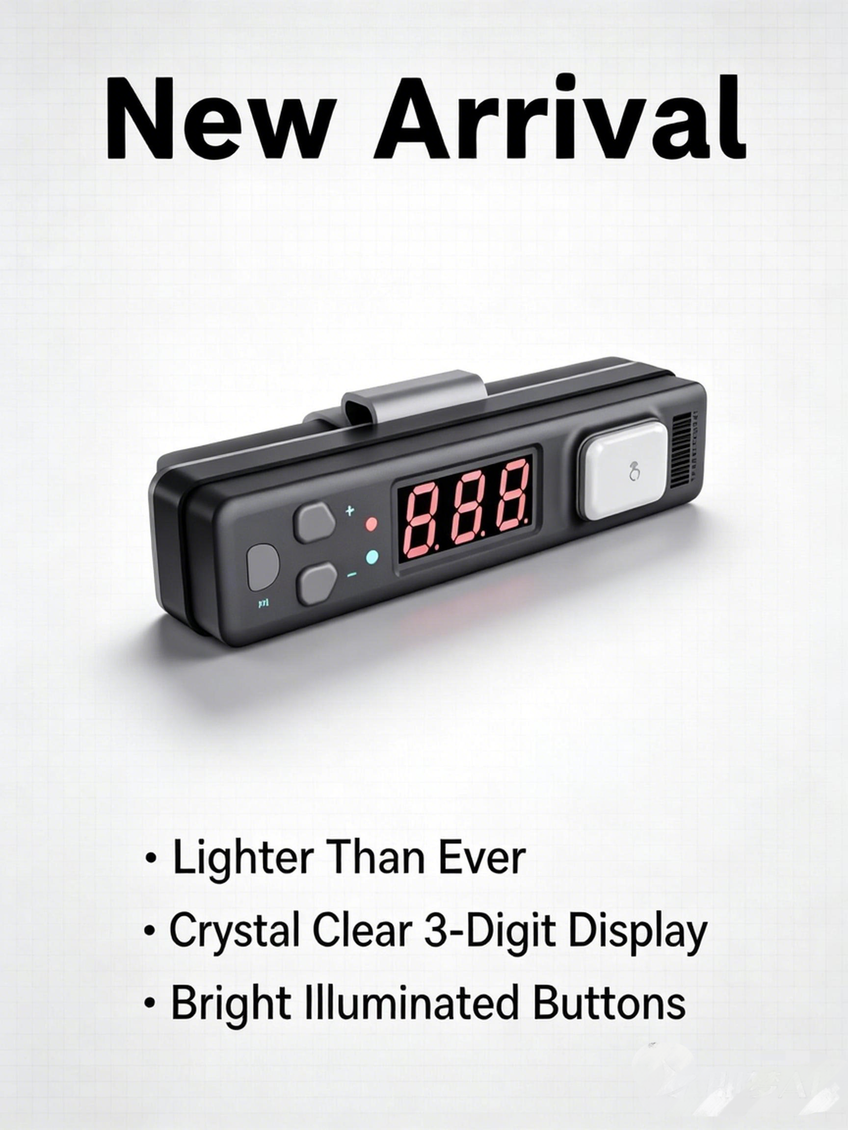 CK_Label_V40 Warehouse Picking Label | Lightweight, Externally Powered Pick-to-Light Label with 7-Color Indicator