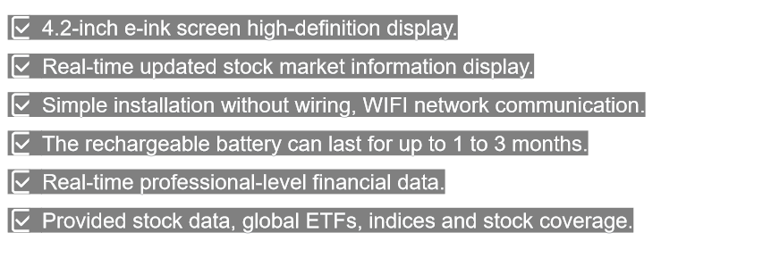 wifi 42 inch stock display board a configurable desktop stock ticker display -0