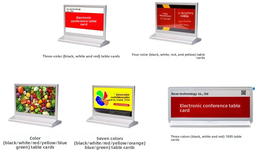 Smart Office Electronic Desktop: Double-sided Ink Screen + Three Communication Methods