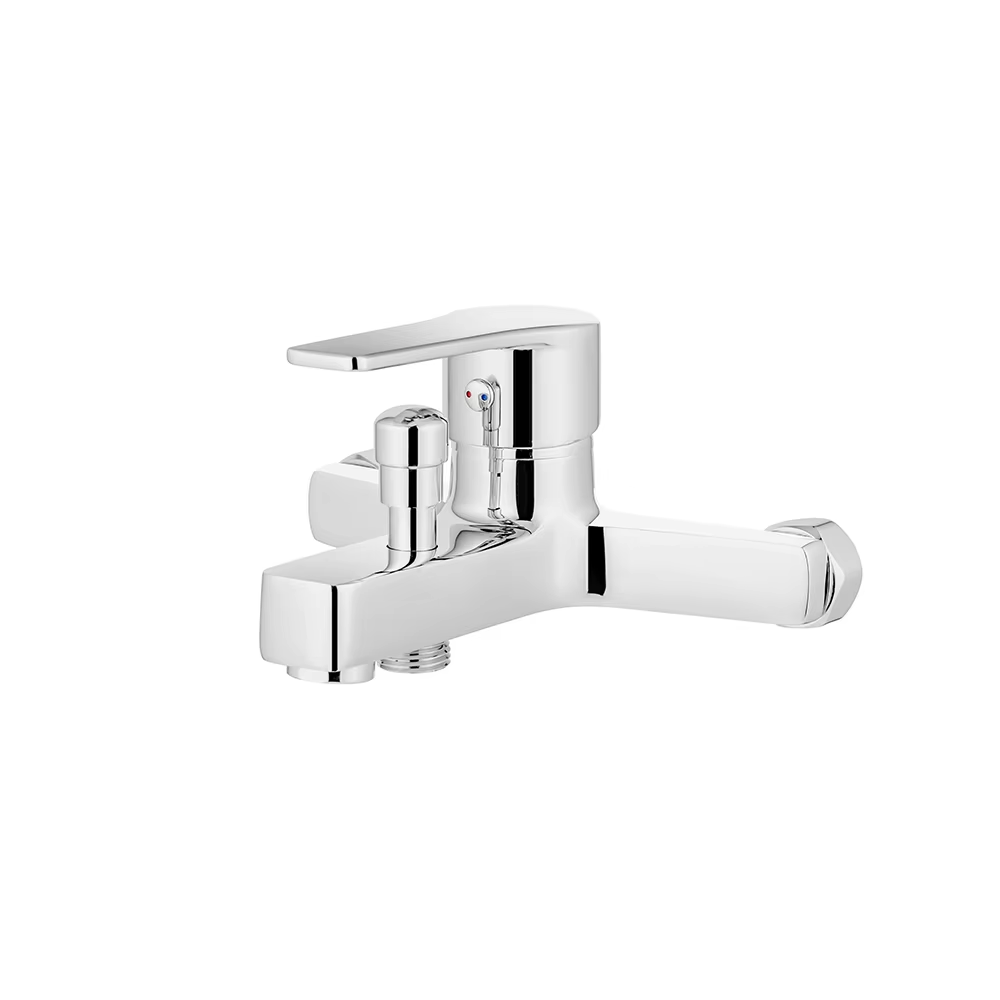 Bathroom rainfall faucet shower bath fittings wall mounted mixer tap hot cold water