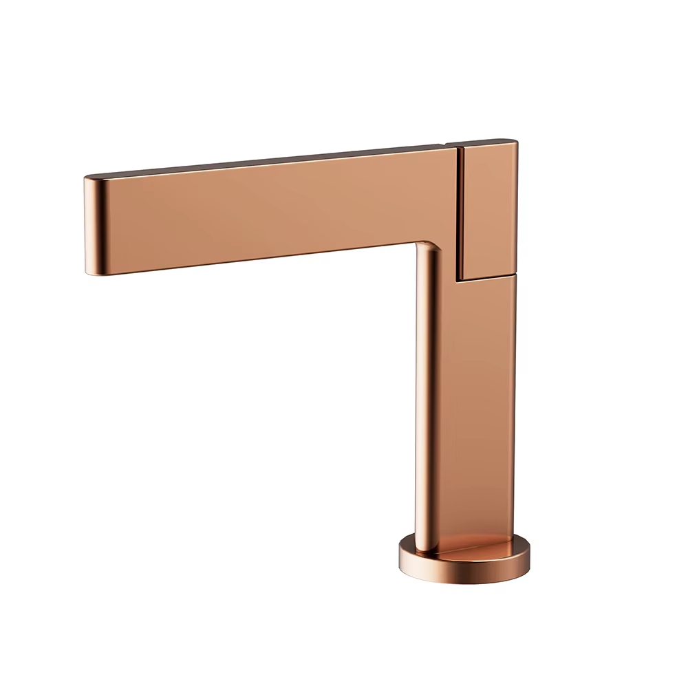Hot Sale Brass Extra Long Spout Single Handle One Hole White Basin Sink Mixer Bathroom Faucet Tap
