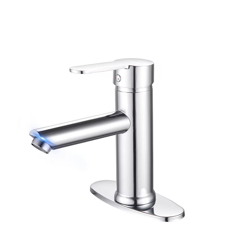 European style traditional brass single hole single handle basin mixer faucet water tap