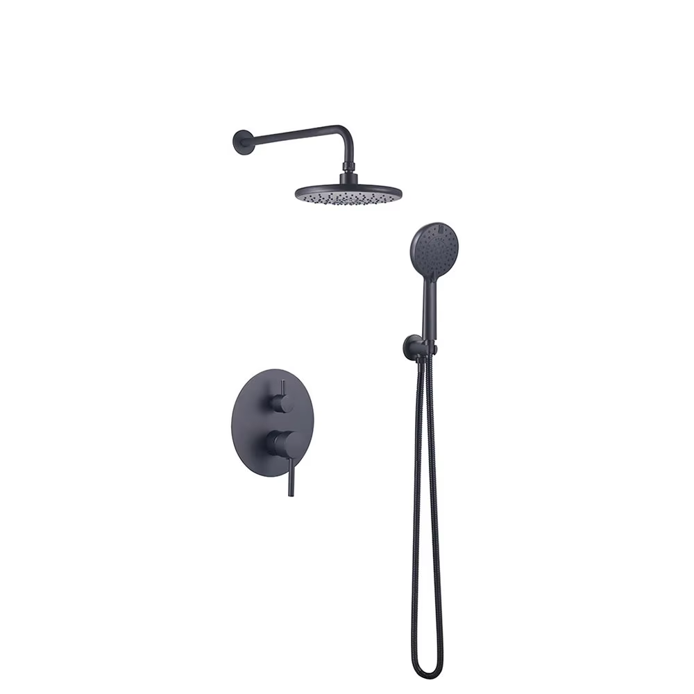 Rainfall shower head set australia ceiling shower set thermostatic wall mount shower faucet set