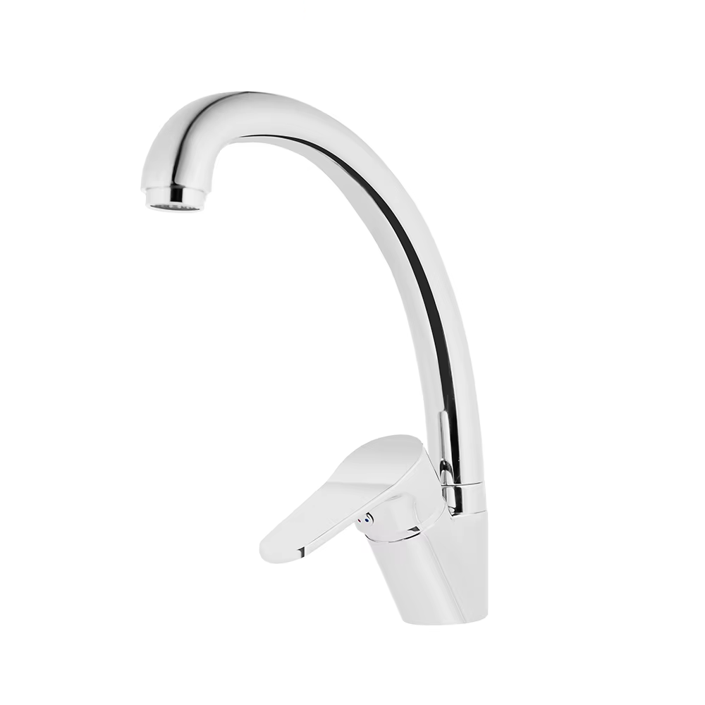 Modern Cheap Single Lever taps white kitchen faucet hot cold water mixer Pull-Down kitchen tap for sink