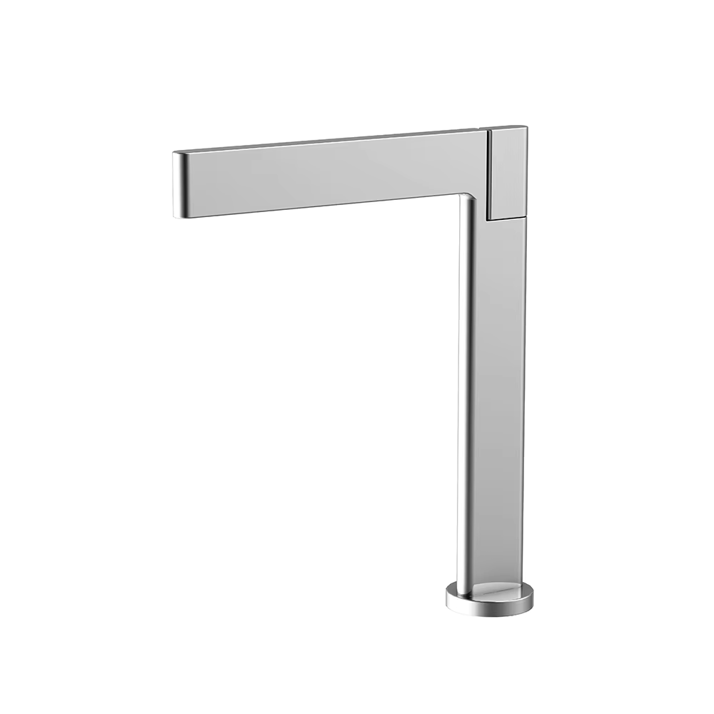 2024 New Hot Sale Chrome Brass Extra Long Spout Single Handle One Hole Basin Sink Mixer Faucet Lavatory Vanity Tap