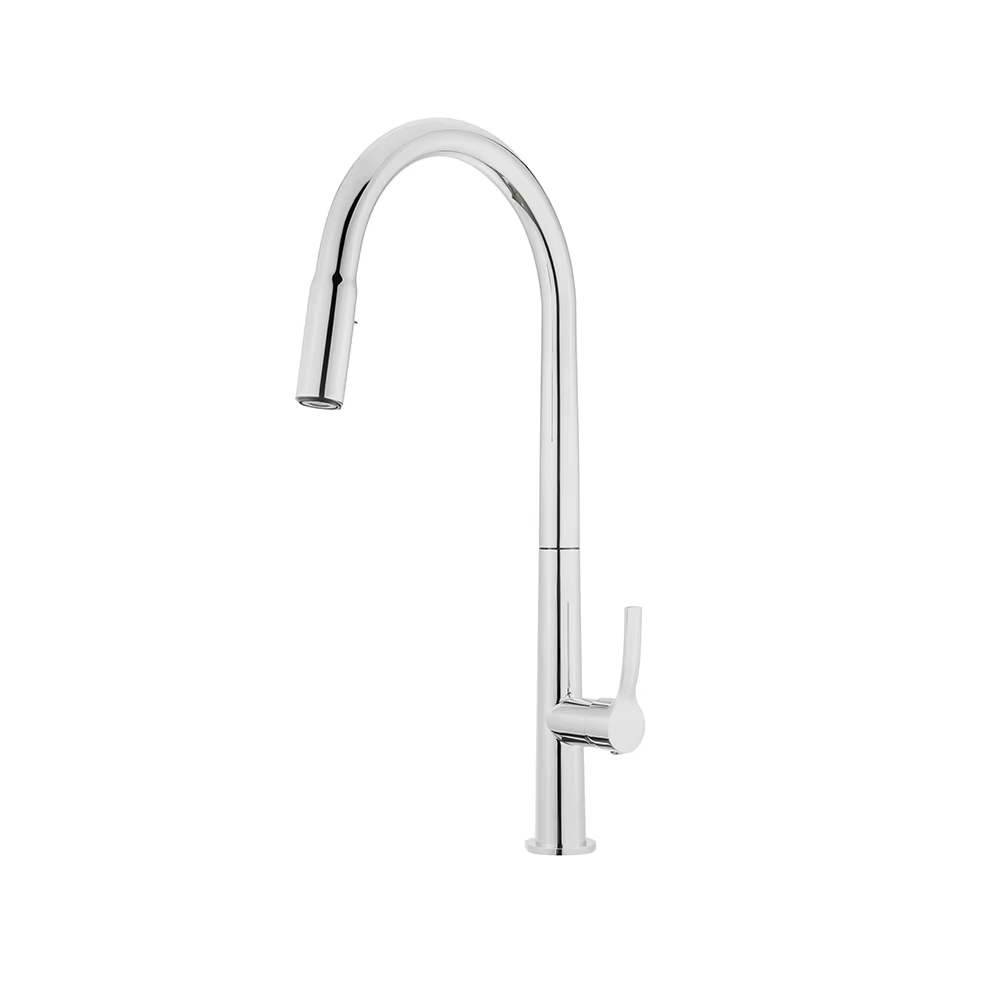 Single Handle Stainless Steel matte Black Kitchen Faucet Kitchen Sink Faucet with Pull Out Sprayer