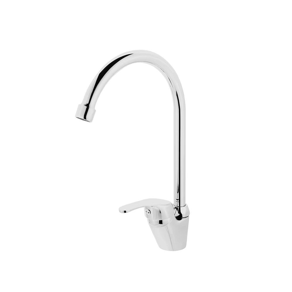 New Fashion Kitchen Faucet Wall Mounted Pillar Rotation Cold Faucet Graphic Design Blue Silicone Flexible with Shower Head