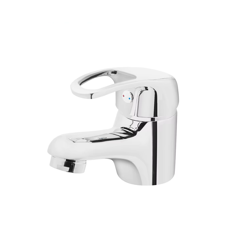Professional Factory Sanitary Ware Deck mounted Chrome or Brushed Nickel Bathroom Sink Tap Brass Basin Faucet
