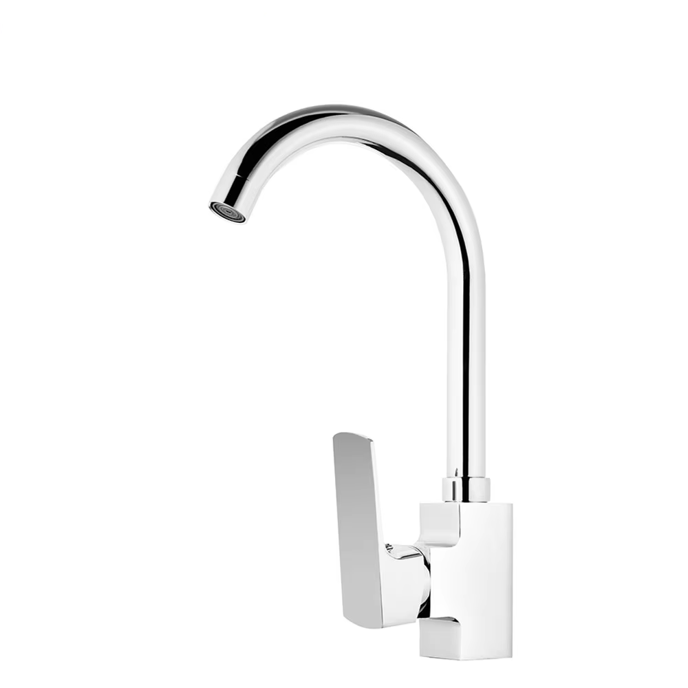 China Factory Single Handle Sink Mixer Tap Waterfall Single Hole Kitchen Sink Faucets
