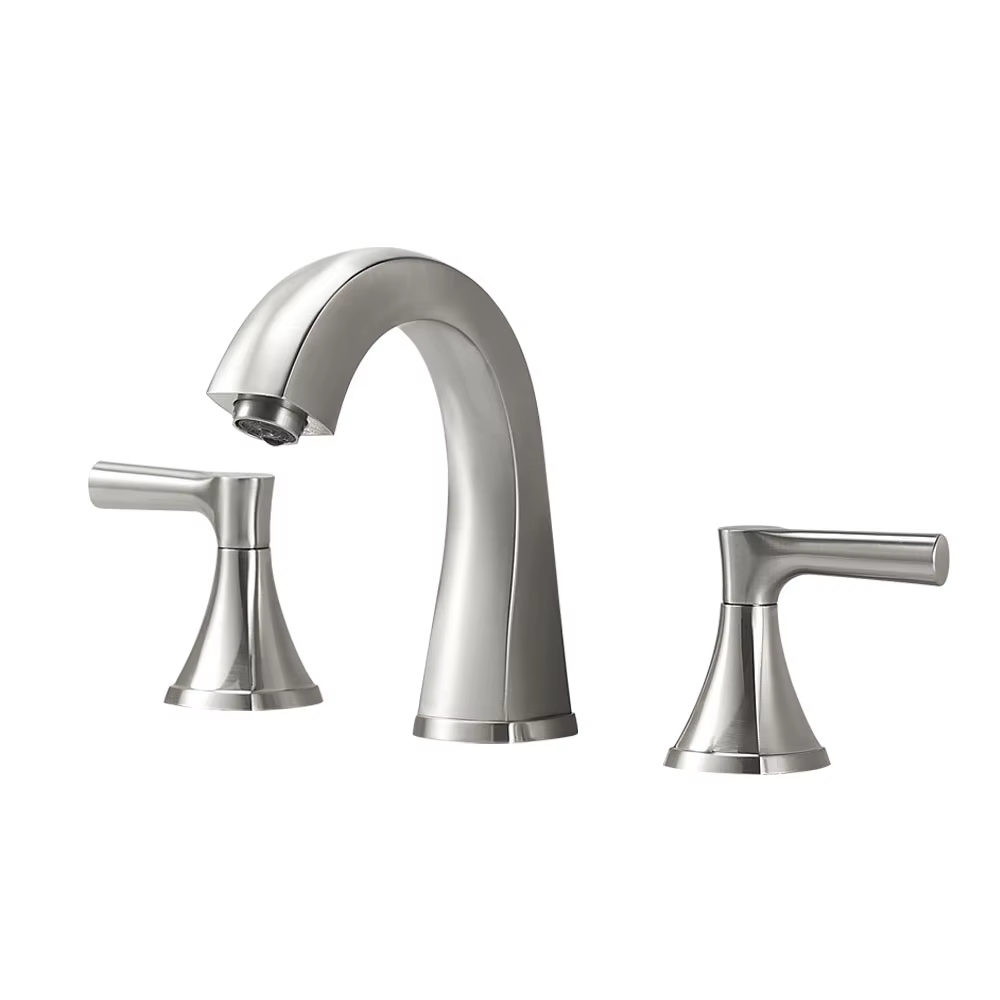 Modern Luxury  3 holes Basin Faucet 8 Inches Dual Handle Kitchen Faucet Bathroom Faucet