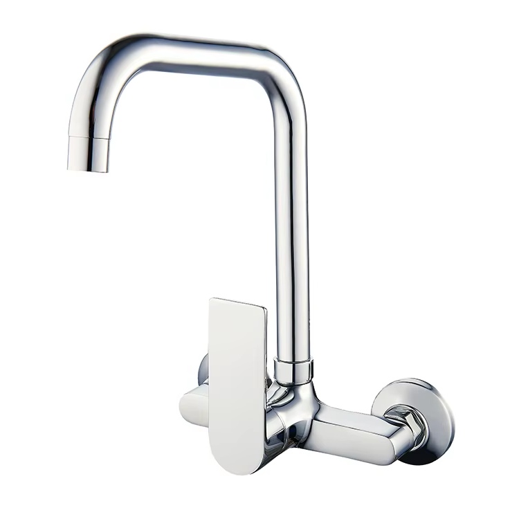 2023 New Design Kitchen Faucet Hot Cold Water Tap Brass Kitchen Faucets for Home Use
