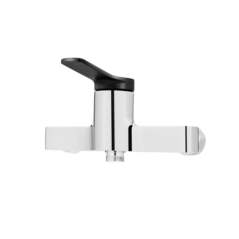 high quality low price zinc body wall mounted bathroom bathtub faucet cold and hot shower faucet mixer