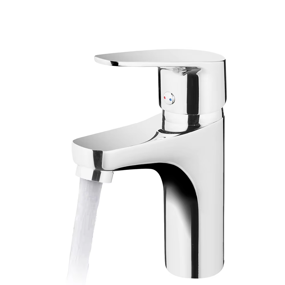 Waterfall brass single handle bath basin faucet bathroom sink hot cold mixer basin water tap