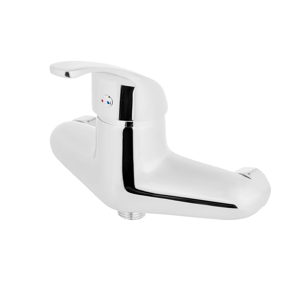 China Bathroom Brass Single Handle Saving Water Tap Mixer Bath Shower Faucet For Water