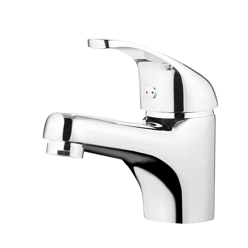 Classic style single hole bathroom faucets luxury basin brass sink faucet