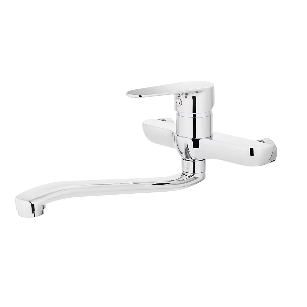 2023 long neck bath & shower faucets brass in wall shower faucet for bathroom shower set