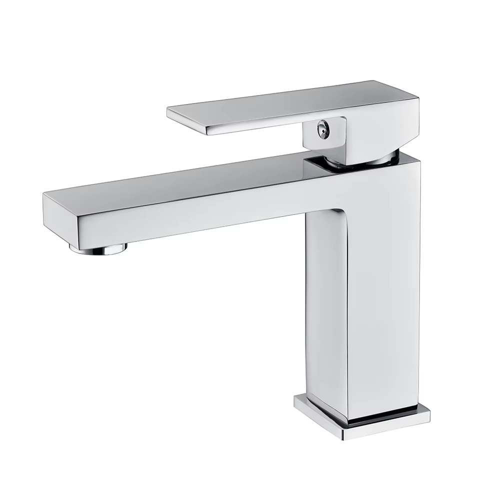 Hot Selling Bathroom Single Handle Cold Hot Water Mixer Basin Faucet For Home Use
